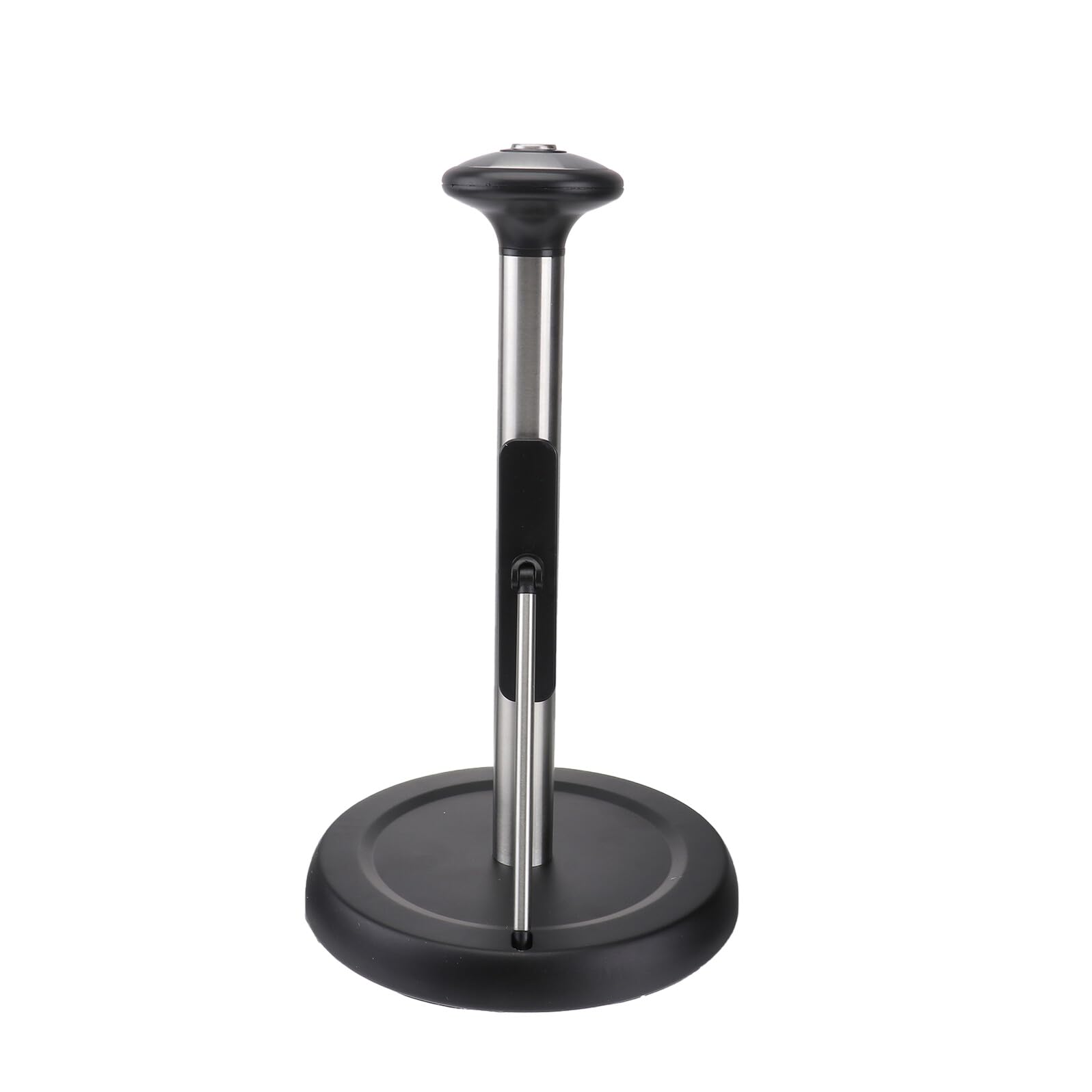 Porta Rotolo da Cucina Verticale in Acciaio Inox Nero, Pratico