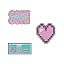 Mosaic game pin