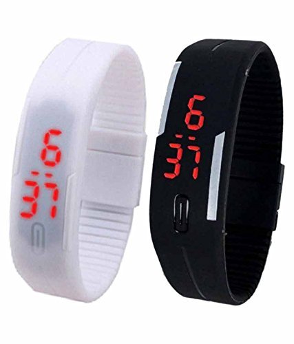 See full amazon price history chart for S S TRADERS- Combo Offer - Digital White & Black LED Bracelet Watch - Adjustable Band - Scratch-Less Display for Boys/Girls/Women/Kids/Men-Good Gift S S TRADERS- Combo Offer - Digital White & Black LED Bracelet Watch - Adjustable Band - Scratch-Less Display for Boys/Girls/Women/Kids/Men-Good Gift (B01LZLKWJ8) Amazon Price History, Amazon Price Tracker