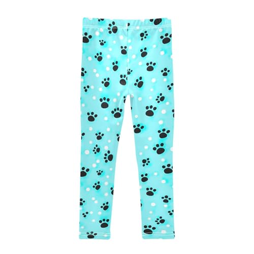 Girls' Leggings Cute Paw Prints Kids Yoga Tights Pants 1 Pack 208522072