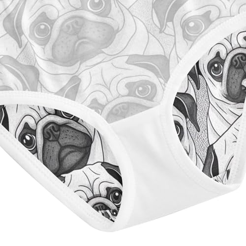 Cute Dogs Girl Panties, Toddler Girl Briefs, Girls Underwear Cotton, 2–8 Years4