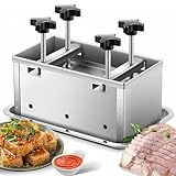 3 kg Schinken-Fleischpresse, hausgemachtes Mittagessen Fleischbereiter mit Doppelschrauben-Druckbeaufschlagung, Formwerkzeug zum Pressen von Delikatfleisch
