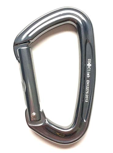 Mosquetão em alumínio sem trava reto USClimb CE EN 25KN