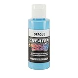 Createx Opaque Airbrush Color, Sky Blue, 2 oz