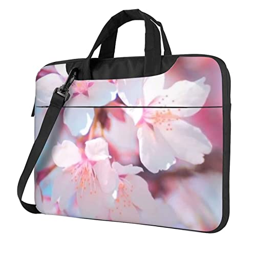 Sac bandoulière ordinateur portable 13 pouces Debou Cherry Blossom Noir