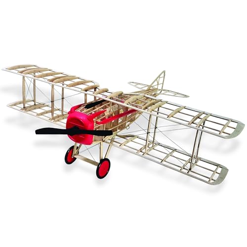 Guillow’s: 100th Anniversary Series - French Spad VII - Classic Balsa Wood, DIY Airplane Model Kit, 18