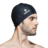 【Package Included】: Unisex Swimming Caps, Blue/White/Black. Ear protectors, suitable for women, men, teenagers.