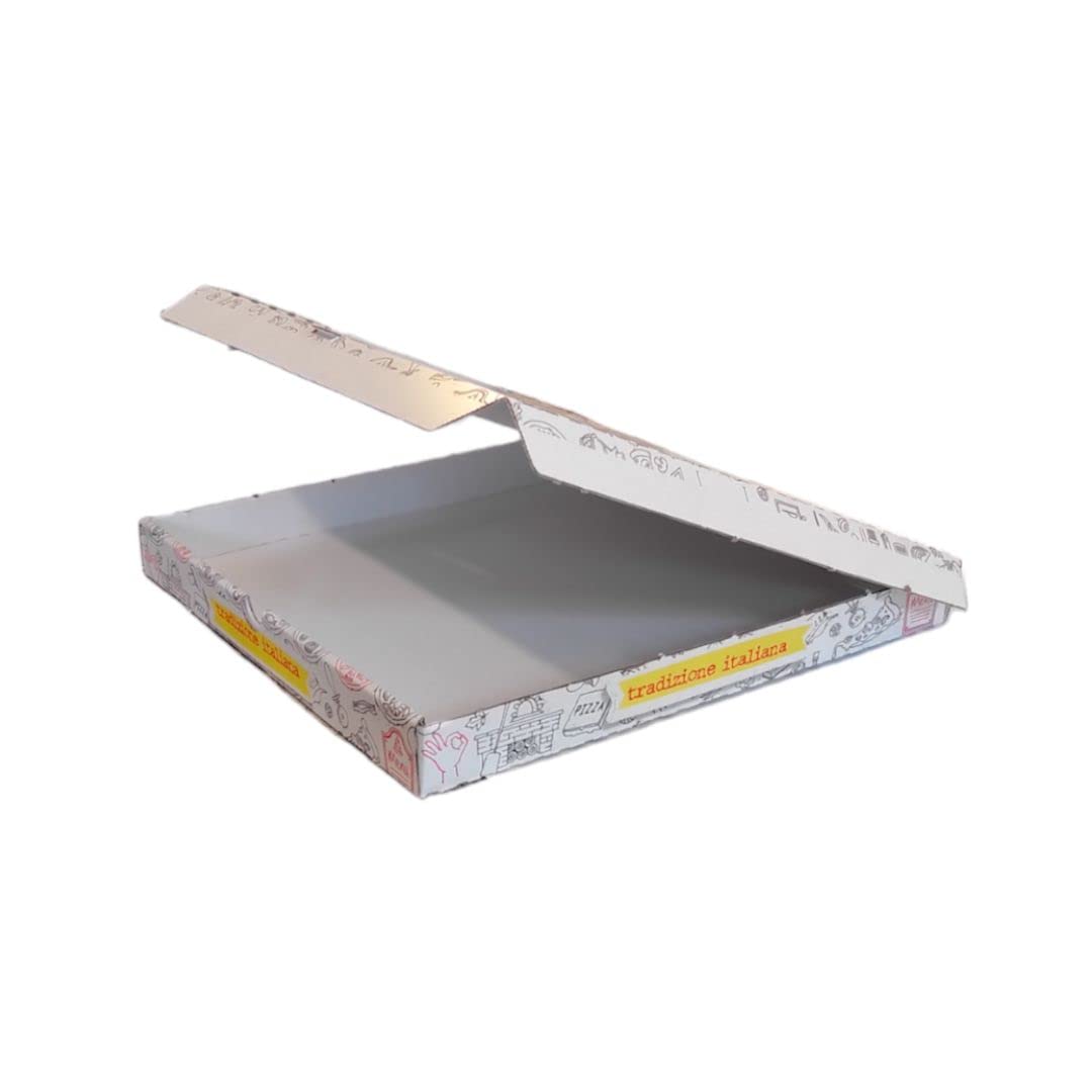 RFD Scatole per pizza in cartone 33x33 H 3,5 cm 100 pz per asporto