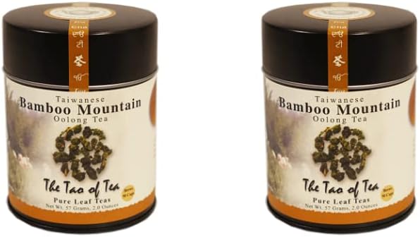 The Tao of TeaBamboo Mountain, Handcrafted Taiwanese Oolong Tea, 2-Ounce Tins (Pack of 2)