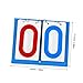 POPETPOP Portable Table Top Scoreboard Flipper Durable Score Keeper for Basketball Football Tennis and More Easy to Use Score Display for Tracking