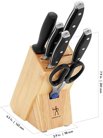 Henckels - Forged Premio 7-pc Knife Block Set - Brown - Thumbnail 4