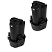 Produktbild 2X Hochleistungs Li-Ion Akku, 10,8V / 1500mAh für Makita LC01 LC01Z LC01ZX LCT204 LCT204W LCT207 LCT207W LM01 LM01W LM02 ML100 LED ML101W ML100W ML101 MR051 MR051W MU01 MU01Z RJ01 UM164DWEXL