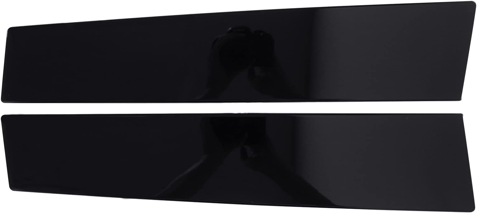 ApplianPar Gloss Black Driver and Passenger Side B Pillar Molding Trim Cover for Ford Explorer 2011-2019