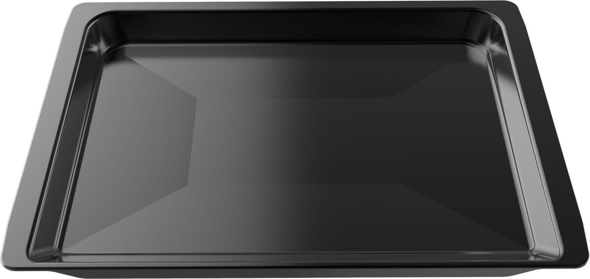 00742279 Baking Tray Enamelled Black Anthracite