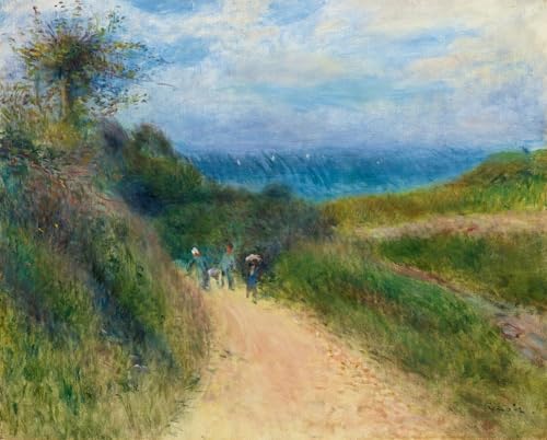 Cuadro en lienzo de Renoir para pared del dormitorio, óleo decorativo de 60x90cm