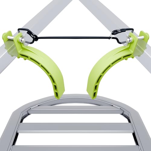 Aowalen 2 Piece Tree Stand Climb Stirrups, Sturdy Climbing Tree Stand Accessories, Hunting Tree Stands Stirrup Fits Any Treestands (Green)