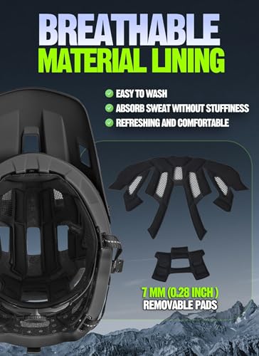 Mountain Bike Helmet for Adults & Youth Lightweight