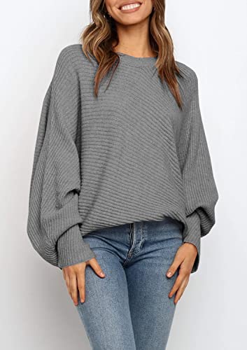 Image of Mafulus Womens Oversized Sweater Fall Winter Slouchy Pullover Jumper Tops
