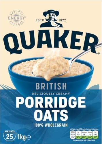 Quaker British Porridge Rolled Oats 1kg