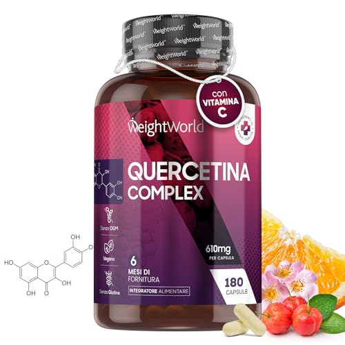 Quercetina 610mg, Quercetina Complex 180 Capsule...
