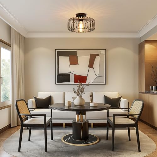 FRIDEKO HOME Black Sunburst Ceiling Light Hallway Lighting Fixtures 11.22" by FRIDEKO HOME - Used condition - Image 9