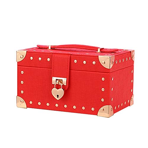 Boîte à bijoux portable en cuir idéale pour voyager avec vos colliers