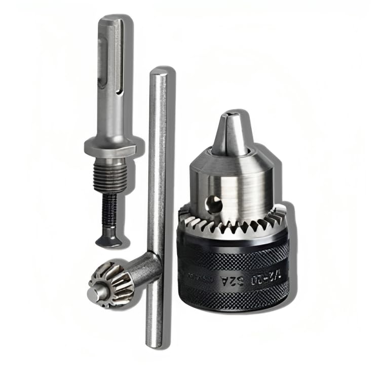 ZIODIC Heavy Duty 13mm Drill Chuck with SDS Adaptor Key Set, Compatible with 1/2" 20 UNF, for Drilling Machines, Made of Steel, Quick Change and Conversion Capability (B0CLQ5RDB9) Amazon Price History, Amazon Price Tracker