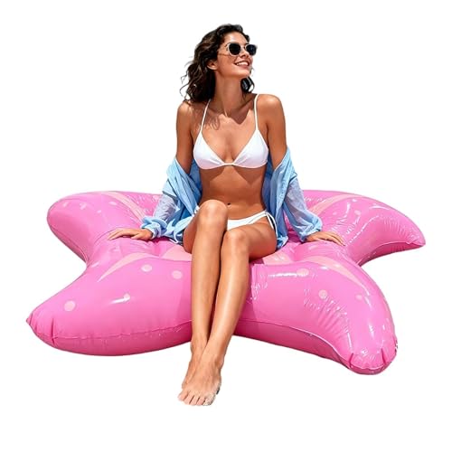 Flotteur piscine stable avec grand lit flottant étoile gonflable
