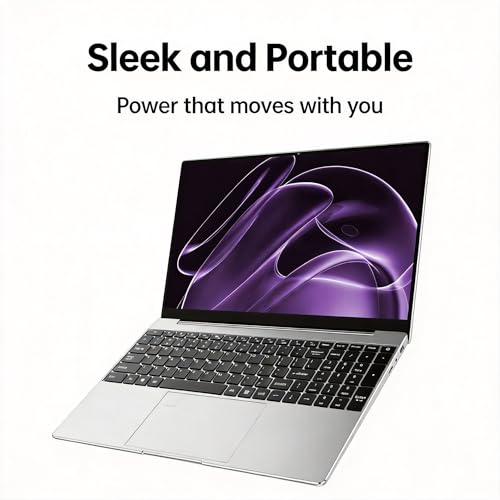 Image of 2026 New 15.6'' Laptop, Intel Core i3-6100U (3.4GHz), 16GB RAM, 1TB SSD, Win 11 Pro, 1080p FHD Display, Backlit Keyboard, Fingerprint, WiFi5, BT5, Webcam, Mini-HDMI, USB3.2 Gen1, TF Card Slot