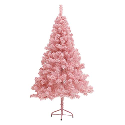 Árbol de Navidad rosa para un salón moderno y lleno de magia