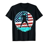 Maillot de football américain - Style rétro patriotique - Quarterback T-Shirt