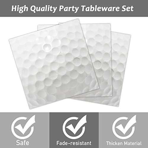 Gisgfim 96 Pcs Golf Party Supplies Bundle Paper Plates Napkins Golf Sports Party Birthday Decorations Favors For Kids Serves 24 #TOP2