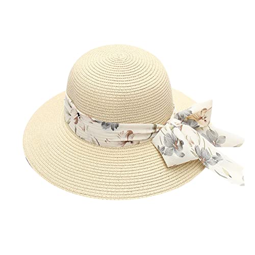 Sommerhüte für Frauen, breite Bongrace-Frauen, Strandhut, kleines, Sonnenkappe, Faltbare Damenhüte Sonnenhut Damen Türkis