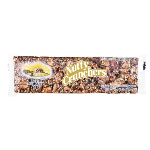 Nutty Crunchers All Natural Ingredients (Healthy Mixed, 12 Double Bars/box)