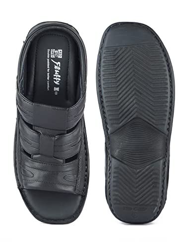 Image of Red Chief Genuine Napa Leather Casual Slip-On Slipper for Men | RC7014