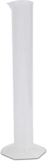 50ml Plastic Graduated Cylinder, Molded Graduations, Single Metric Scale, Polypropylene, Autoclavable, Karter Scientific 229H4 (Single)