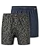 Produktbild Schiesser Herren 2 Pack Boxershorts Baumwolle Jersey weich Multipack - Jerseyboxer