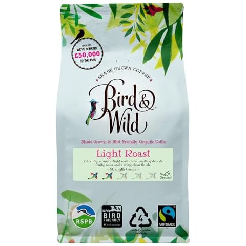 Bird & Wild Fairtrade Organic Ground Coffee 200g Cover