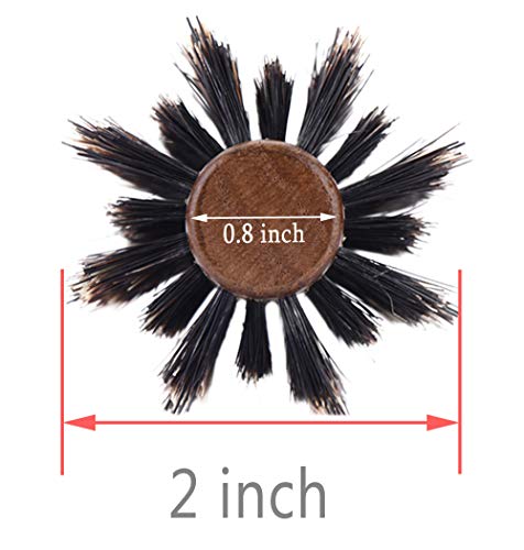 PERFEHAIR Boar Bristle Round Hair Brush for Blow Drying, 2 Inch, for Blowouts, Styling, Volumizing, Curling Short to Medium, Thin, Thick, Straight, Curly, Normal Hair - Image 4