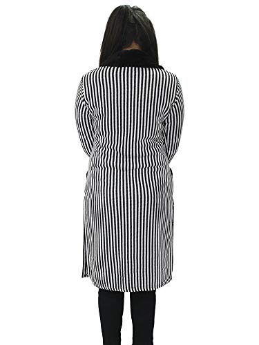 Image of Matelco Women's Wool Straight Kurti for Winters (Ad04Caz45 Black Parent).