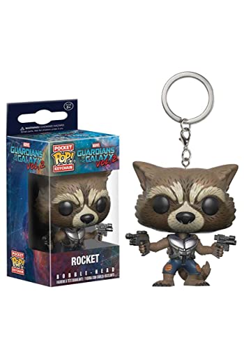 Funko Pop Keychain: Guardians of The Galaxy 2 Rocket Toy Figure