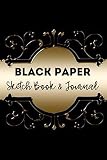 gel pads holder uk  Black Paper Sketch Book & Journal: All-In-One Personalized Blank Composition Sketchbook Journal Notebook, Gel-Pens, Notetaking, Scribbling, Doodling, ... Birthday, Christmas, (Black Paper Notebook)