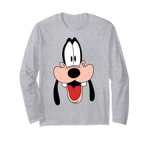 T-shirt Dingo Disney à manches longues pour adulte avec grand imprimé graphique