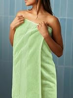Utopia Towels 4er-Pack Badetücher Set, 69 x 137 cm, Salbeigrün – Ansicht 2