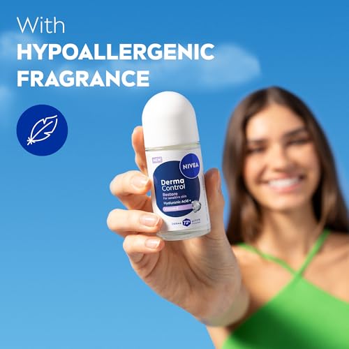 NIVEA Derma Control Roll-On: 72H Anti-Perspirant for Sensitive Skin - Image 6