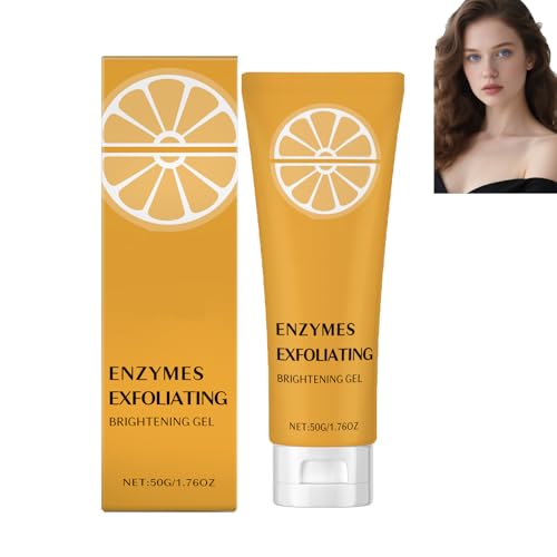 Gel exfoliant enzymatique orange visage et corps nettoyant pores 1pcs