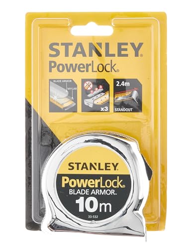 Stanley 0-33-532 10m Micro Powerlock Tape with Blade Armor 9 Stanley 0-33-532 10m Micro Powerlock Tape with Blade Armor - Image 9