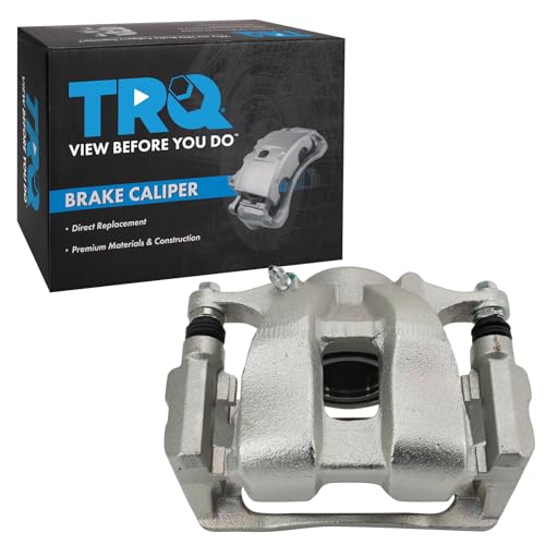 Image of TRQ Front Right Brake Caliper w /Bracket Passenger Side | For 2019-2022 Acura ILX 2016-2017 Honda Accord 2017-2020 Civic