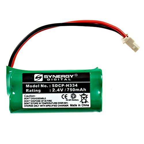 image for Synergy Digital Cordless Phone Batteries, Compatible with Vtech DS6251