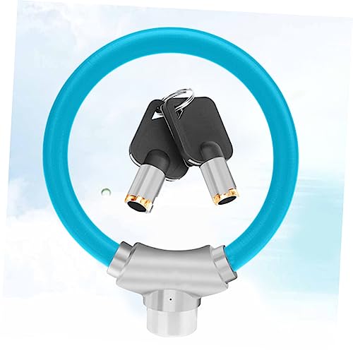Câble pour anneau de verrouillage acier bleu iplusmile de cyclisme